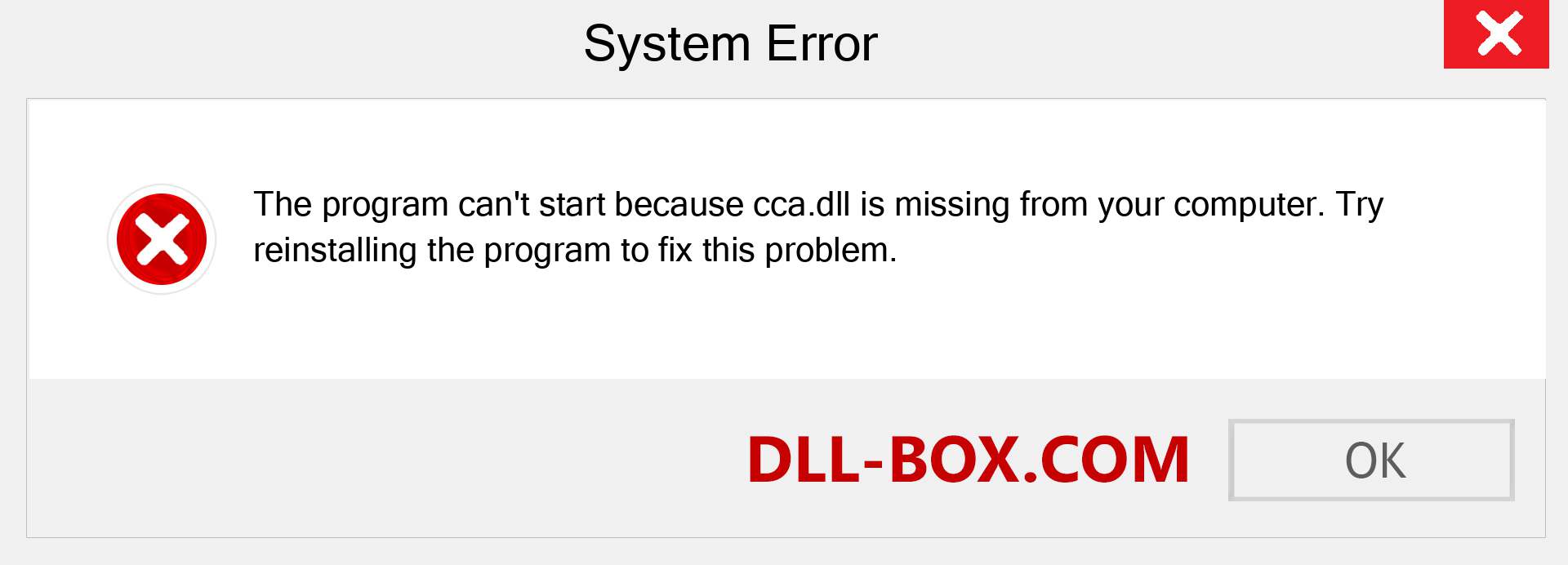  cca.dll file is missing?. Download for Windows 7, 8, 10 - Fix  cca dll Missing Error on Windows, photos, images