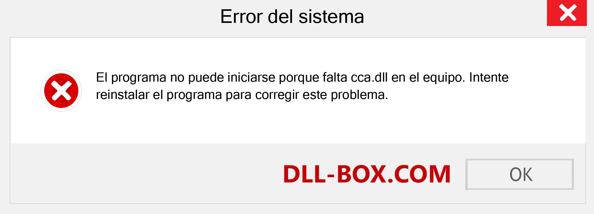 ¿Falta el archivo cca.dll ?. Descargar para Windows 7, 8, 10 - Corregir cca dll Missing Error en Windows, fotos, imágenes
